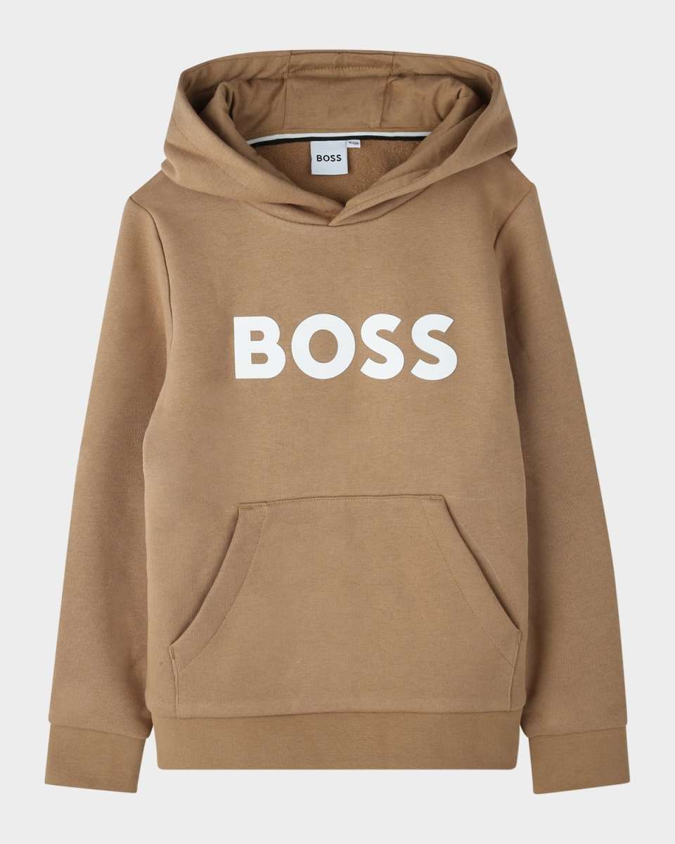 Boy's Logo-Print Hoodie, Size 4-5